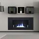 Bio-ethanol Fireplace Recessed Wall Mounted Biofire Fire With Protective Glass