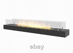 Bio Ethanol Fireplace SimpleFire Firebox 1200 x 190 x 80 cm