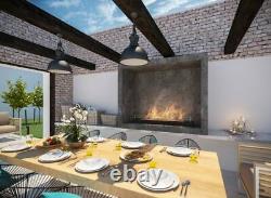 Bio Ethanol Fireplace SimpleFire Firebox 1200 x 190 x 80 cm