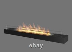 Bio Ethanol Fireplace SimpleFire Firebox Free Standing 1200 x 190 x 80cm