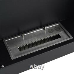 Bio Ethanol Fireplace Wall Flush Mounted 900x400mm Eco Real Fire Flame Burner