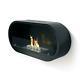 Bio-ethanol Fireplace Wall Mounted Real Flame Stones 6l Fuel Indoor Outdoor Fire