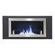 Bio Ethanol Fireplace Wall Mounted/recessed Bio Fire Heater With Glass Panel