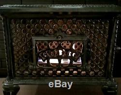 Bio Ethanol Godin Stove Chauffette Fireplace Nouveau Enamelled Cast-iron Antique