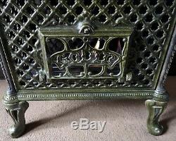 Bio Ethanol Godin Stove Chauffette Fireplace Nouveau Enamelled Cast-iron Antique