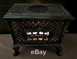 Bio Ethanol Godin Stove Chauffette Fireplace Nouveau Enamelled Cast-iron Antique