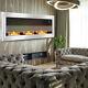 Bio Ethanol Inset/wall Mounted Fireplace Biofire Fire Burner Toughened Glass Uk