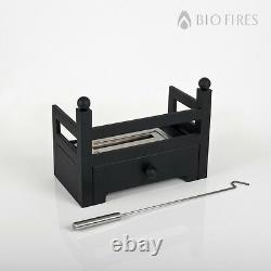 Bio Ethanol Mini-Basket Fire Insert in Traditional Style Alternative To Electric