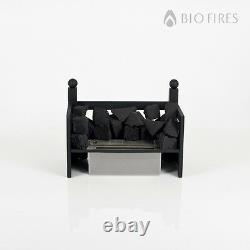 Bio Ethanol Mini-Basket Fire Insert in Traditional Style Alternative To Electric