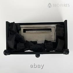 Bio Ethanol Mini-Basket Fire Insert in Traditional Style Alternative To Electric