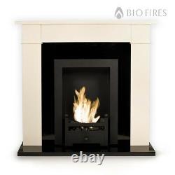 Bio Ethanol Mini-Basket Fire Insert in Traditional Style Alternative To Electric