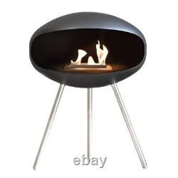 Bio-Ethanol Modern Cocoon Shape Freestanding Stove Fireplace (Non Electric)