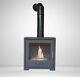 Bio Ethanol Stove Charcoal Black Stove 3 With Angled Pipe