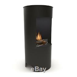 Bio-Ethanol Stow Real Flame Fireplace + 6 X 1L Bottle Of Fuel Free Delivery NEW