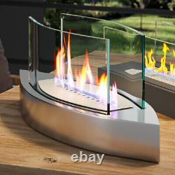 Bio Ethanol Table Top Fire Pit Burner Indoor Outdoor Ethanol Tabletop Fireplace