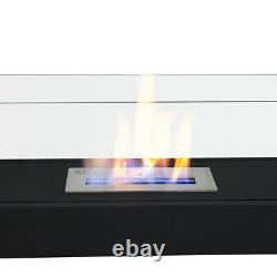 Bio-Ethanol Tabletop Fireplace Bio Floor/Wall Insert Fire Burner and Flame Guard