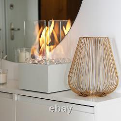 Bio Fireplace Tango 1 White In/out Door Patio Heater From The Manufacturer