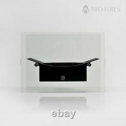Bio Fires Bio Ethanol Tabletop Burner Fireplace Bow Black Bioethanol