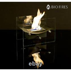 Bio Fires Bow Bio Ethanol Burner Black and White Bioethanol Fuel