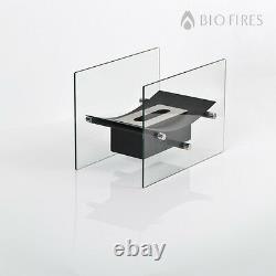 Bio Fires Bow Bio Ethanol Burner Black and White Bioethanol Fuel