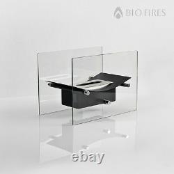 Bio Fires Bow Bio Ethanol Burner Black and White Bioethanol Fuel