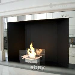 Bio Fires Bow Bio Ethanol Burner Black and White Bioethanol Fuel