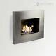 Bio Fires Sterling Ii Stainless Steel Wall-hanging Bio Ethanol Fire