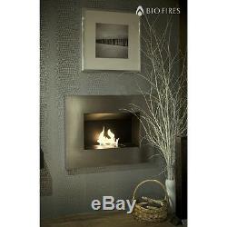 Bio Fires Sterling II Stainless Steel Wall-hanging Bio Ethanol Fire