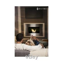 Bio Fires Sterling II Stainless Steel Wall-hanging Bio Ethanol Fire