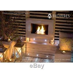 Bio Fires Sterling II Stainless Steel Wall-hanging Bio Ethanol Fire