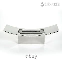 Bio Fires Zen Bio Fireplace in Mirrored Finish