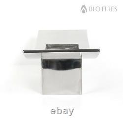 Bio Fires Zen Bio Fireplace in Mirrored Finish