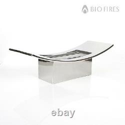 Bio Fires Zen Bio Fireplace in Mirrored Finish