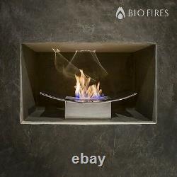 Bio Fires Zen Bio Fireplace in Mirrored Finish