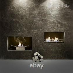 Bio Fires Zen Bio Fireplace in Mirrored Finish