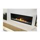 Bio Ethanol Gel Fireplace 115 Cm Glass And Single Burner Of 3 Litr Without Frame