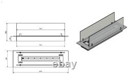 Bio ethanol complete insert 0.75l build in with aromatherapy option 650mm SALE