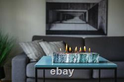 Bio ethanol fire place, Terrace table fireplace, Real fire burner, STONO