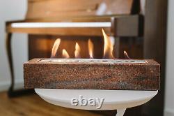 Bio ethanol fire place, Terrace table fireplace, Real fire burner, STONO