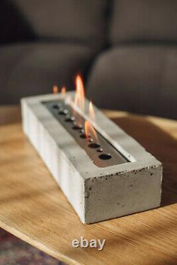 Bio ethanol fire place, Terrace table fireplace, Real fire burner, URBA