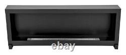 Bio ethanol fireplace freestanding S-Line BOX 120cm WITHOUT glass, indoor