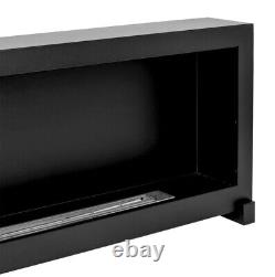 Bio ethanol fireplace freestanding S-Line BOX 120cm WITHOUT glass, indoor