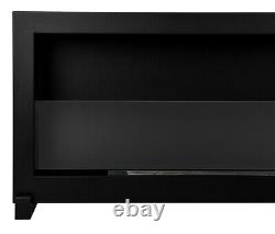 Bio ethanol fireplace freestanding S-Line BOX 120cm with glass, indoor