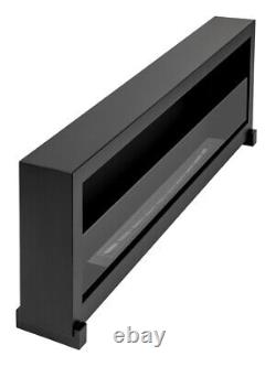 Bio ethanol fireplace freestanding S-Line BOX 120cm with glass, indoor