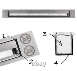 Bio ethanol fireplace freestanding S-Line BOX 90cm