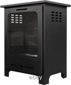 Bio ethanol fireplace freestanding fire stove FULL GLASS