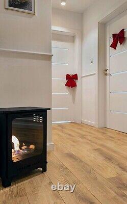 Bio ethanol fireplace freestanding fire stove FULL GLASS
