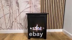 Bio ethanol fireplace freestanding fire stove FULL GLASS