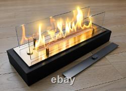 Bio ethanol fireplace wall