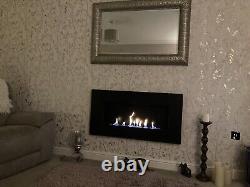 Bio ethanol fireplace wall mounted